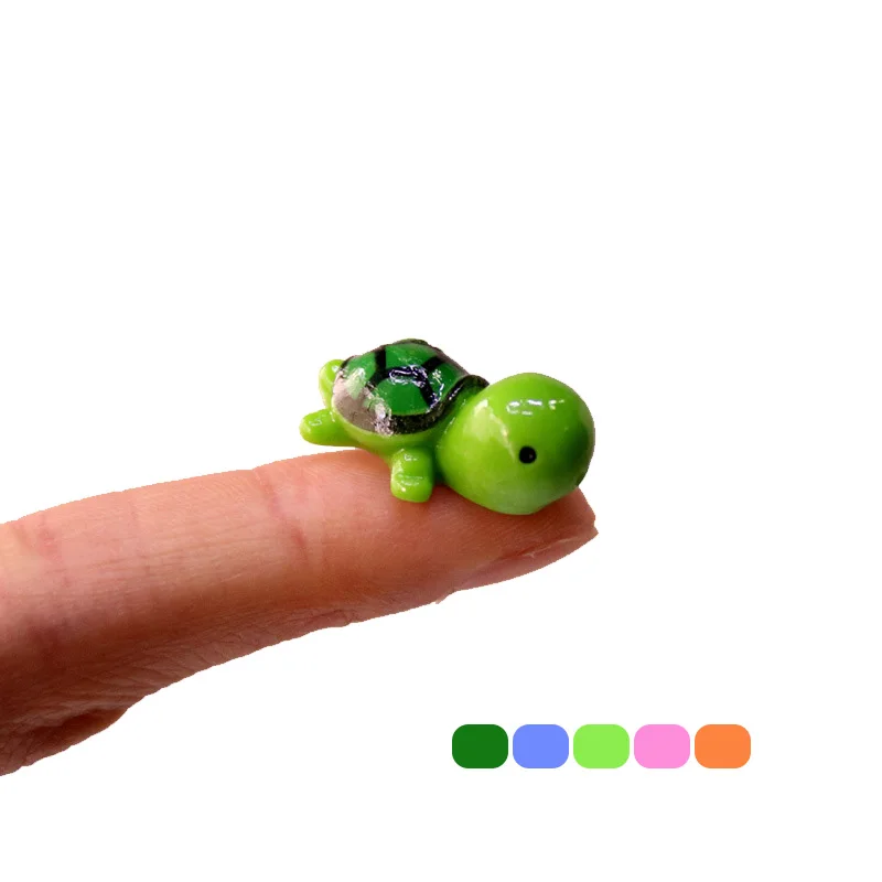 Маленькая миниатюрная кукла-черепаха милые Мультяшные микро-Ландшафтные