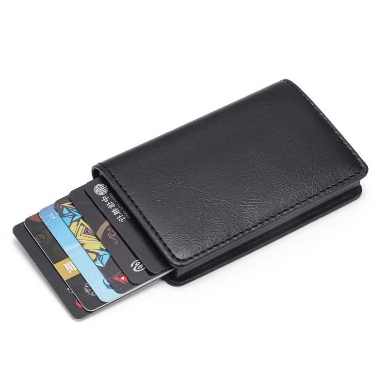 Держатель для банковских карт 2020 мужской искусственная кожа Crazy Horse деловой