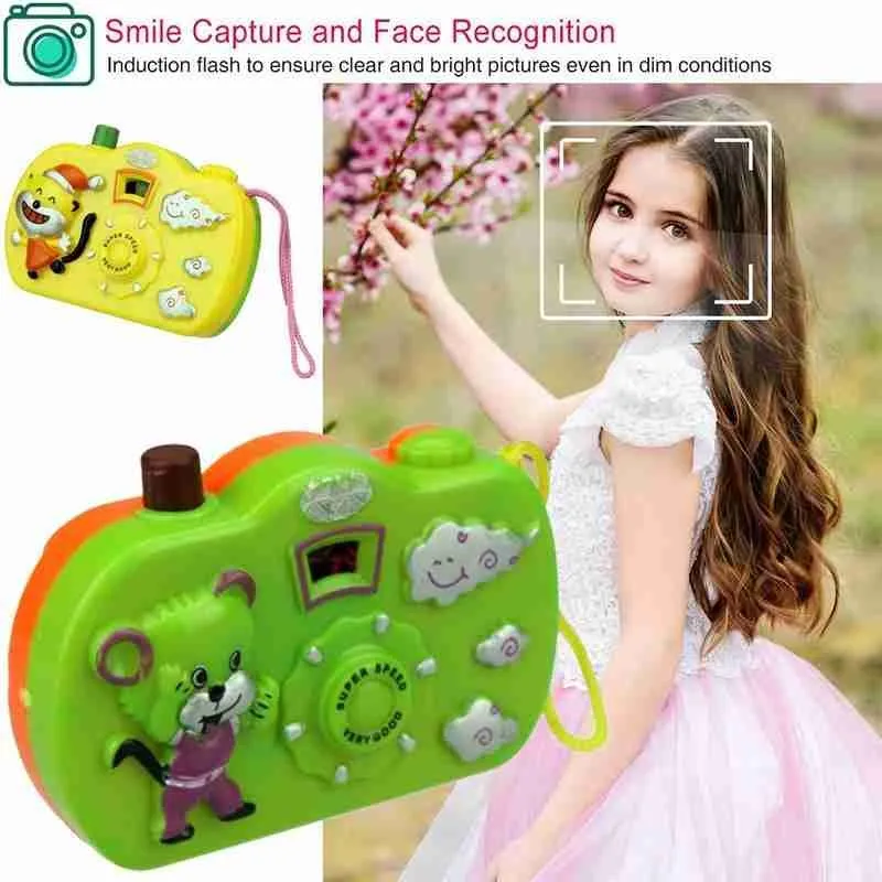 

Light Projection Camera Early Educational Toys For Children Baby Mini Patterns Camera Converted Toy Animals World 8 Gifts Q8V0