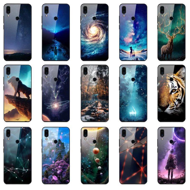 Для meizu note 9 чехол бампер из закаленного стекла задняя крышка для M9 Note coque