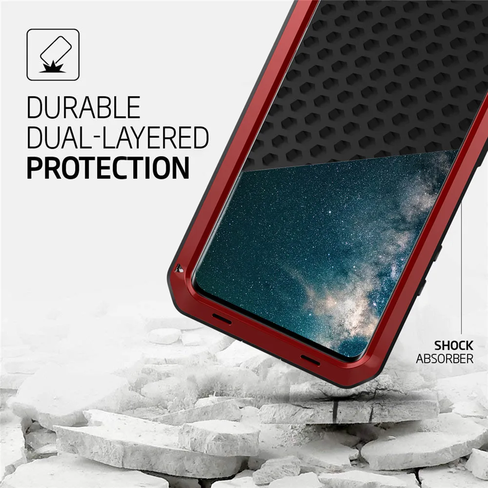 

Full Protective Luxury Armor For Samsung Galaxy S20Plus 5G (6.7inch) Heavy Metal Shockproof Case Cover Daily Waterproof