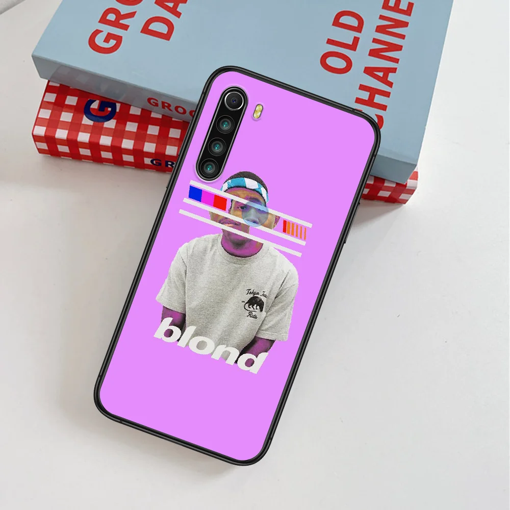 

Frank Blond Ocean Phone Case For Xiaomi Redmi Note 7 8 8T 9 9S 4X 7 7A 9A K30 Pro Ultra black Waterproof Silicone Back Soft