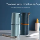 Дорожная коробка для хранения зубной щетки, портативная многофункциональная чашка для мытья, чашка для зубной пасты, кружка для зубной пасты, стеклянный комплект для зубной пасты