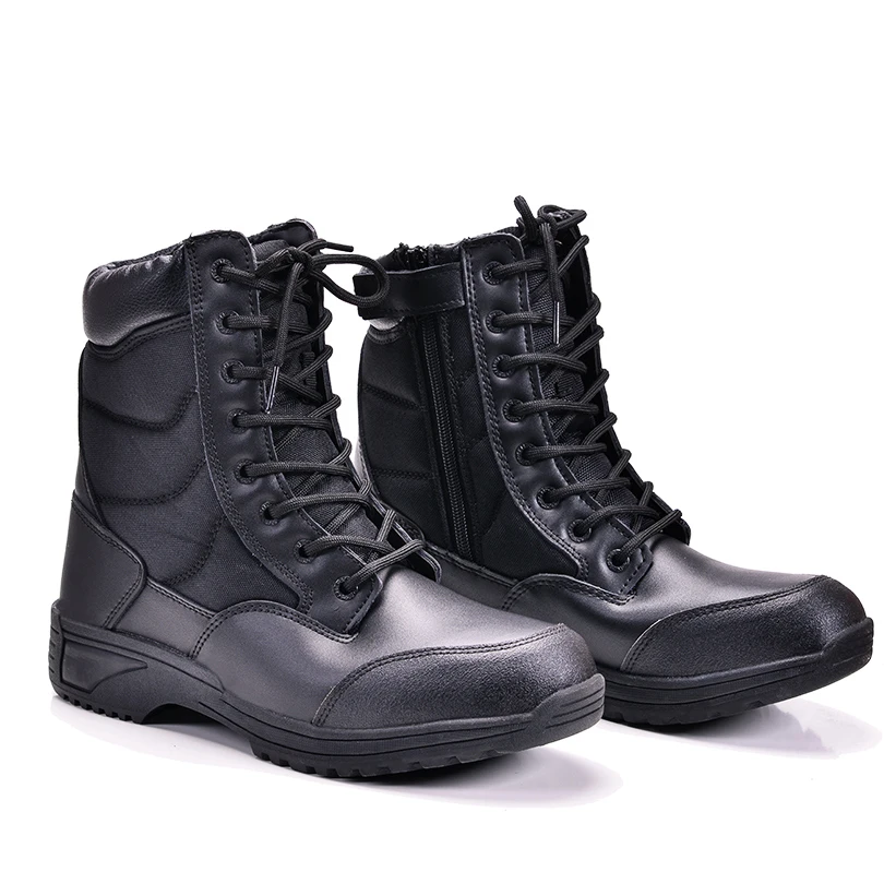 

Men's Military boot Combat Mens Black Ankle Boot Tactical Big Size Army Boot Male Shoes Safety Motocycle Boots Zapatos Hombre