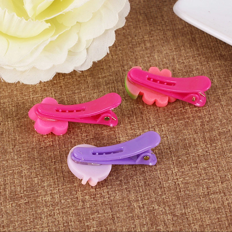 

1PC Random Children Headwear Korean Style Hair Duckbill Clip Hairpins Cute Hair Cartoon Clips Y0Q6