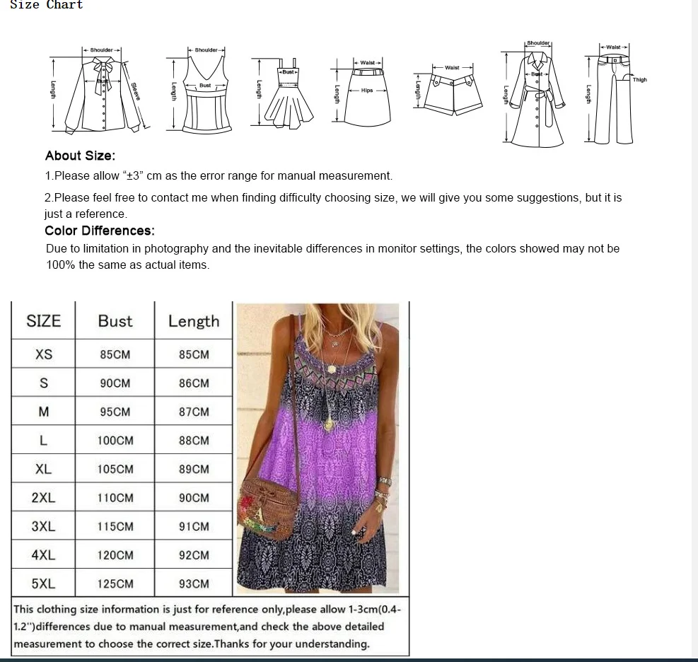

Plus Size Women Summer Dress Boho Print Strappy Dress A-Line S-5XL Sexy Bohemian Beach Sundress Female Loose Dresses Vestido