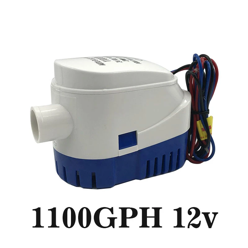 

Погружной Водяной Насос 12В 24В, Автоматический Трюмный Насос 600-1100 GPH Для Лодок, Электрический