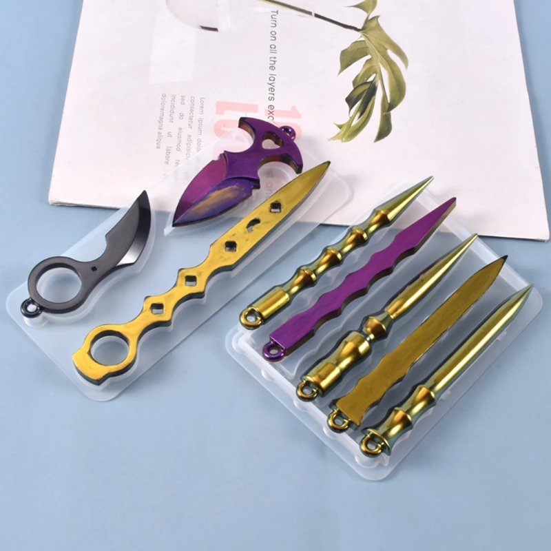 

Crystal Epoxy Resin Mold DIY Crafts Decorations Pendant Keychain Silicone Mould