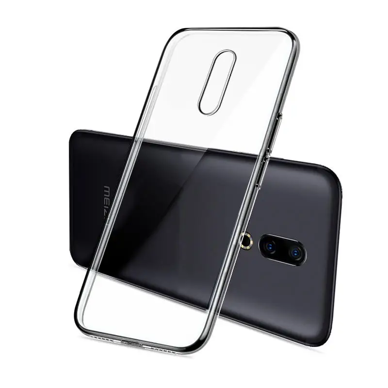 Ультратонкий Прозрачный мягкий чехол для Meizu 16 Pro 7 Plus 5 6 E3 Note телефона |