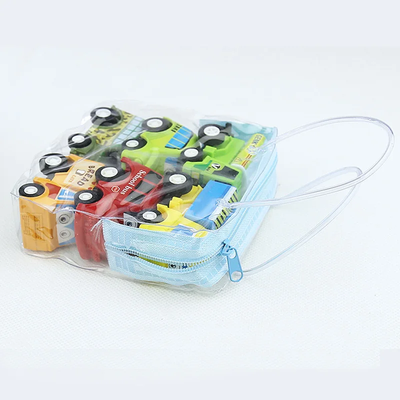 

6Pcs Pull Back Car Toys Car Children Racing Car Baby Mini Cars Cartoon Pull Back Bus Truck Kids Toys For Children Boy Gifts