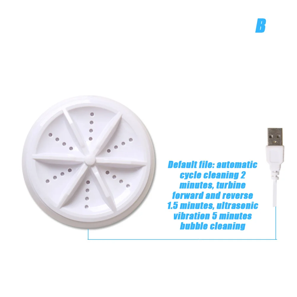 

Folding Laundry Tub Basin Portable Mini Washing Machine Automatic Clothes Washing Bucket XKW