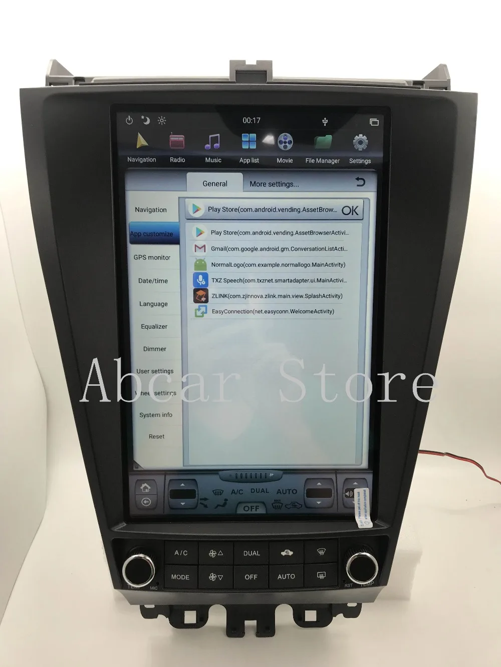 12,1 ''Tesla стиль Android 8,1 автомобильный dvd-плеер gps навигация для HONDA ACCORD 7 семь 2003-2007 стерео радио PX6 HDMI авто ips