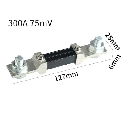 300A 75MV 1 шт. FL-2 10/15/20/30/40/5060/75/100/150/200/250/300/400A 75MV DC Токовый Шунт резисторная панель для цифровой амперметр измерительный прибор класс омметра 0 Токовый Шунт резистор - Цвет: 300A 75MV