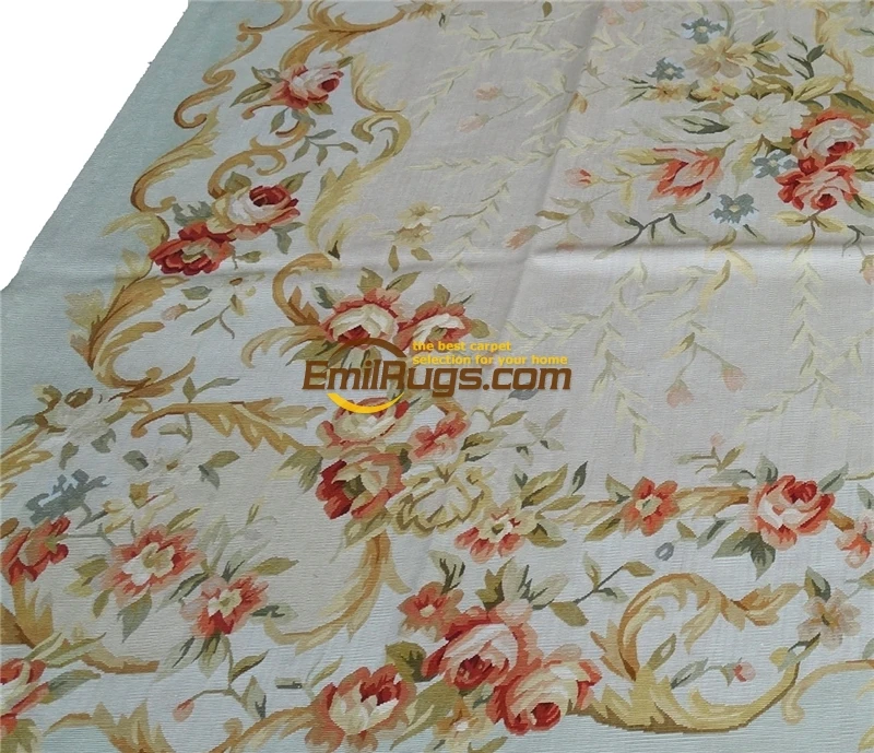 Французские ковры aubusson античное Садоводство аграрное Пастырское сцена панель