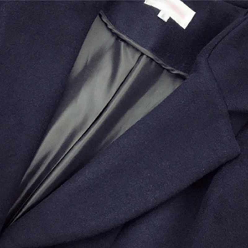 Осень зима Шерстяное пальто для женщин 2020 Повседневная одежда размера плюс