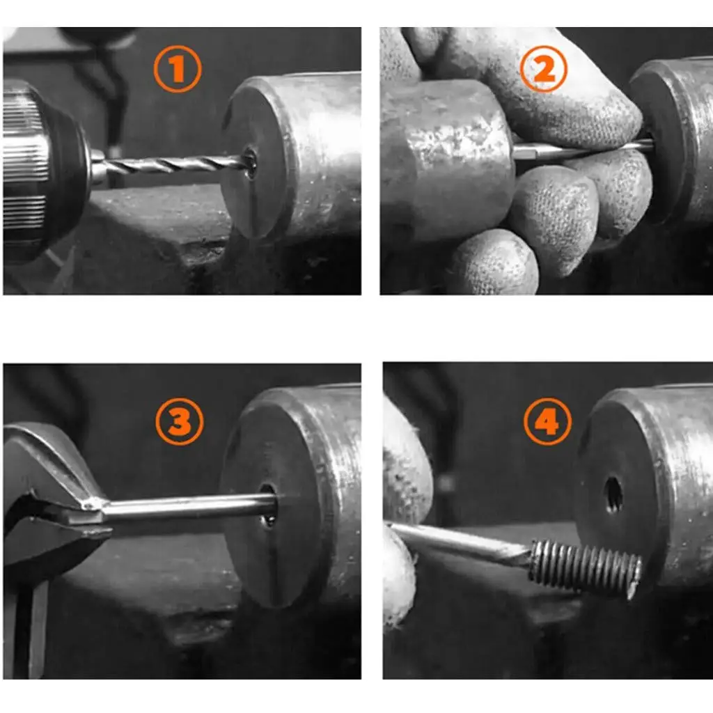 Съемник шпилек для снятия винтов набор из 8 шт. экстракторов поврежденных