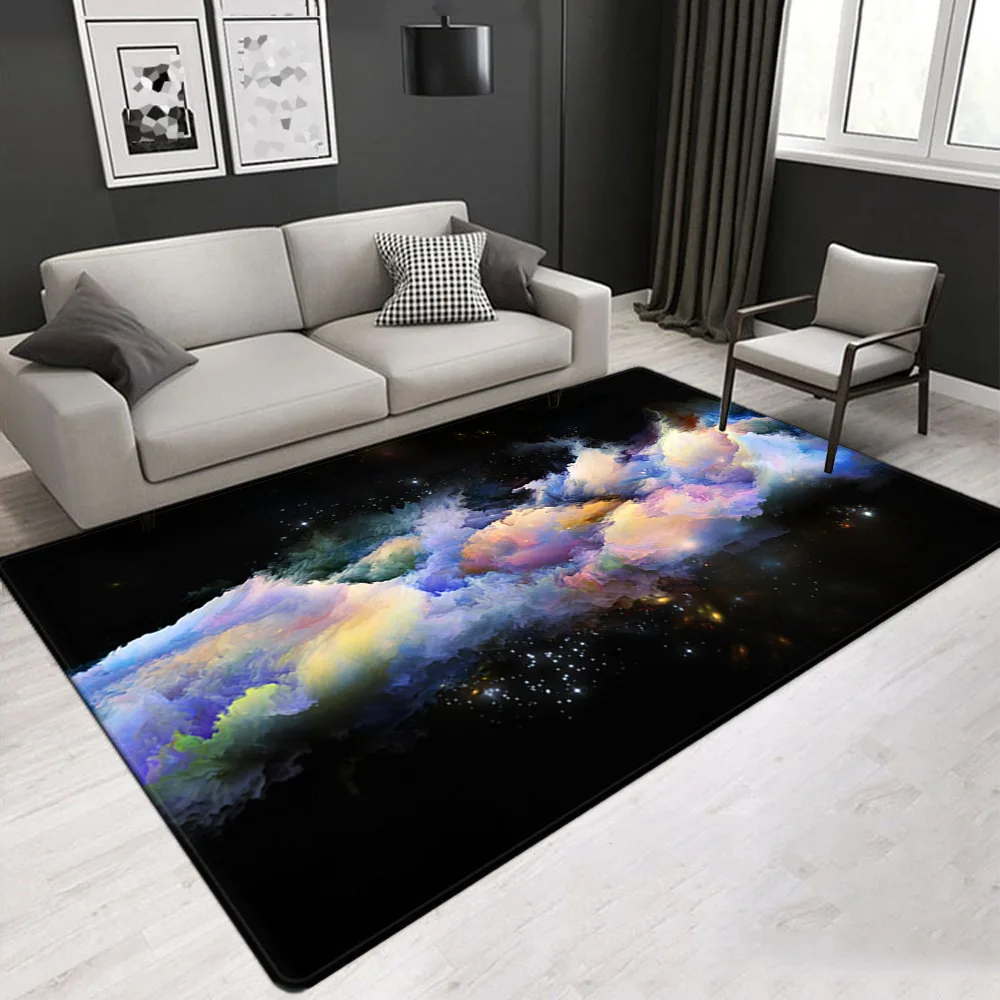 Ковер в скандинавском стиле креативный абстрактный 3D ковер с масляной краской