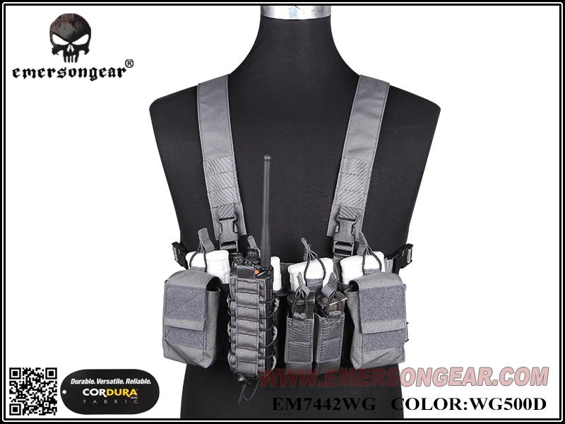 Emerson gear Emerson тактическая нагрудная установка D3CR быстрая штурмовая Военная Броня страйкбол охотничий Перевозчик жилет Боевая Экипировка - Цвет: WG