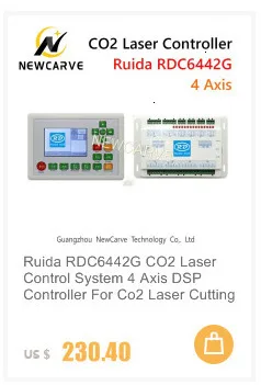 Ruida RDV6442G CCD визуальный CO2 лазерный контроллер системы для лазерной резки гравер машина NEWCARVE