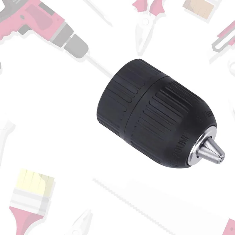 Профессиональный БЕСКЛЮЧЕВОЙ сверлильный патрон ударный с 0 8 1 5 мм 10 3/8 &quot 24UNF B12