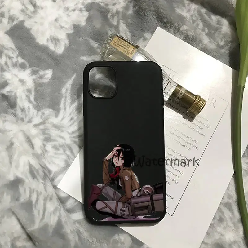 Чехол для телефона Mikasa Ackerman IPhone 12 11 Pro Max 7 8 6 6s Plus X Xs Xr 5 5s Se 2020 силиконовый чехол |