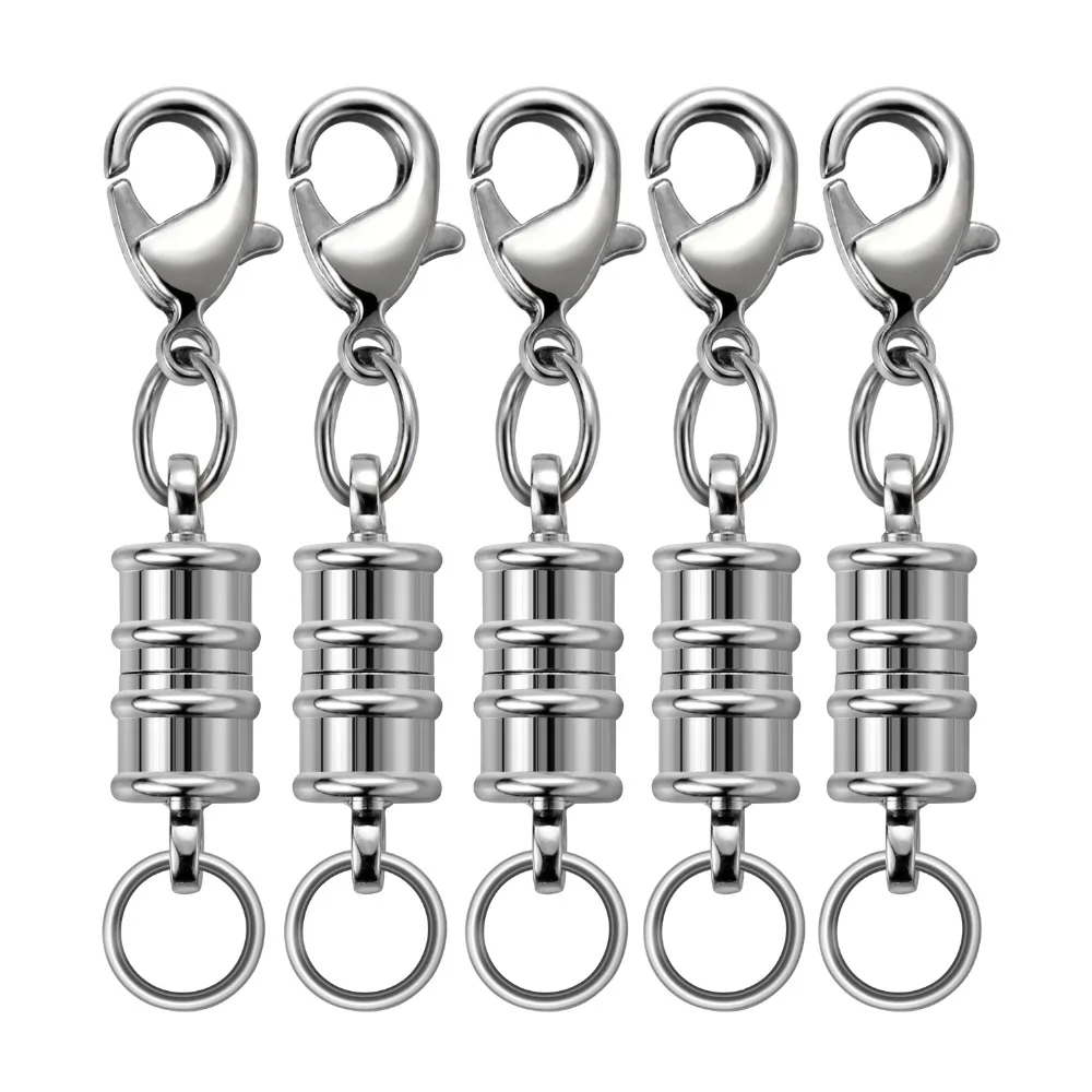 Магнитные застежки с родиевым покрытием волшебные магнитные умный соединитель