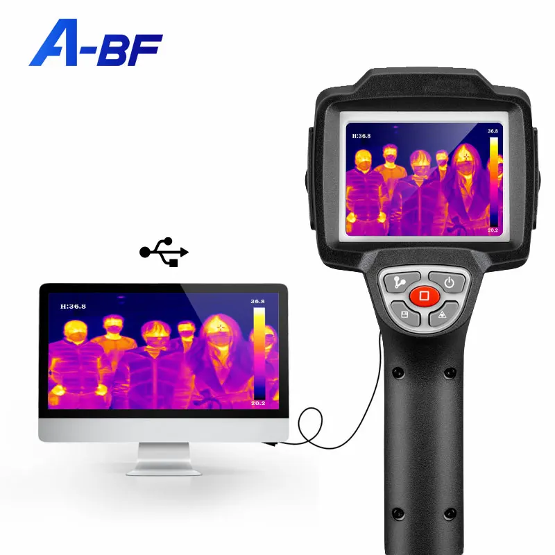

A-BF Инфракрасный Тепловизор, цифровая компания, школьная станция, цифровая тепловизионная камера с быстрым обзором температуры, видеовыход ...