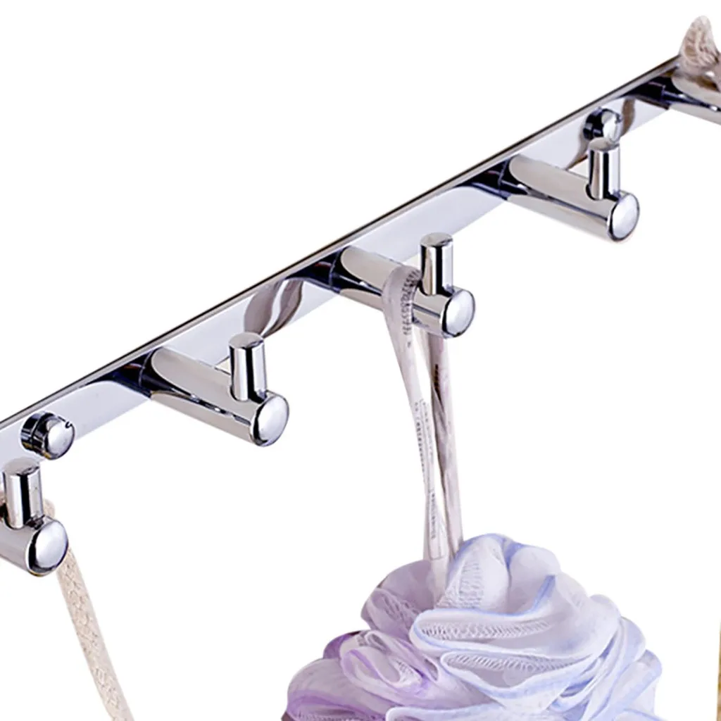 Настенный крючок из нержавеющей стали для ванной комнаты органайзер пальто и