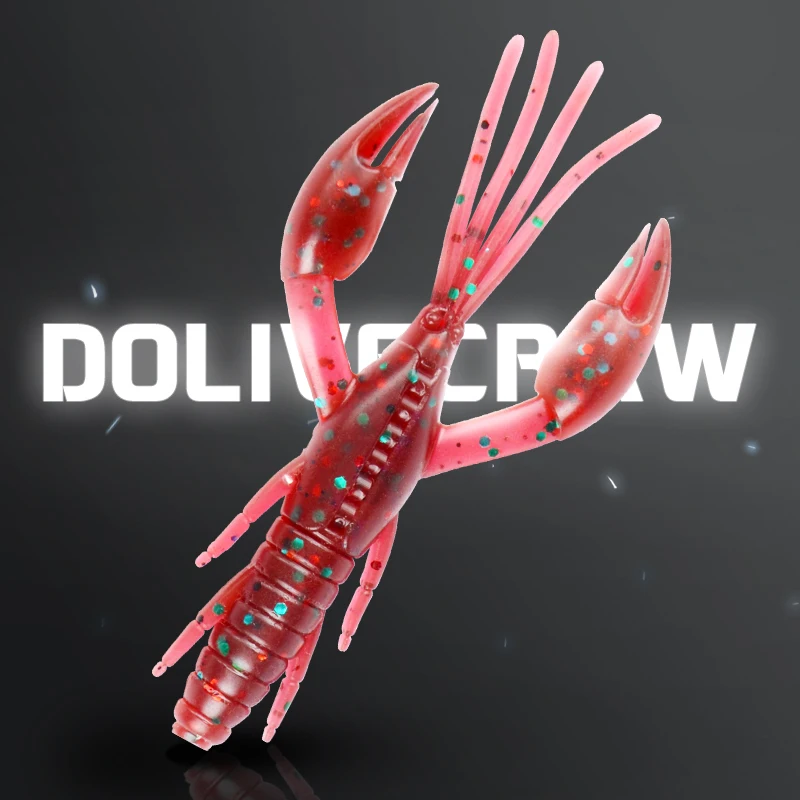 Рыболовные приманки MEREDITH DoliveCraw 6 5 см/4 3 г 10 шт. Мягкая приманка черви рыболовная