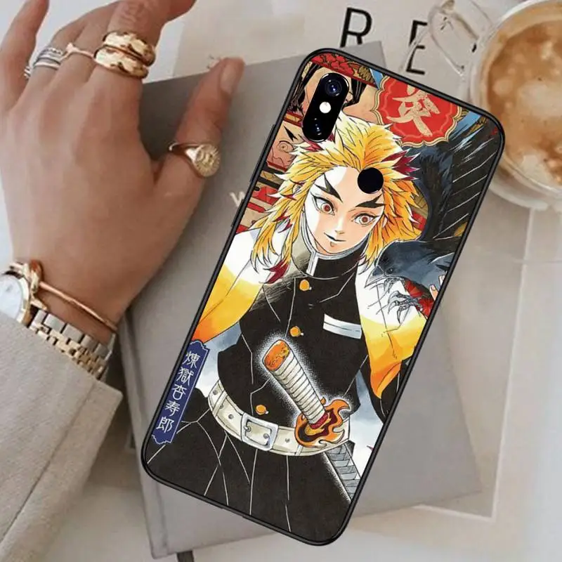 

Demon Slayer Phone Case For Xiaomi Redmi 7 8 9t a3Pro 9se k20 mi8 max3 lite 9 note 9s 10 pro