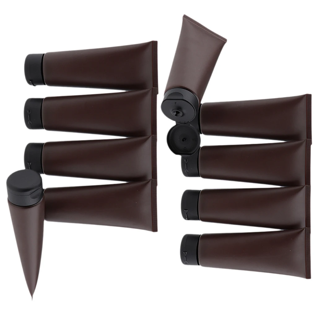 

10x 100ml Empty Tube Travel Cosmetic Cream Lotion Mask Bottle Container Lot