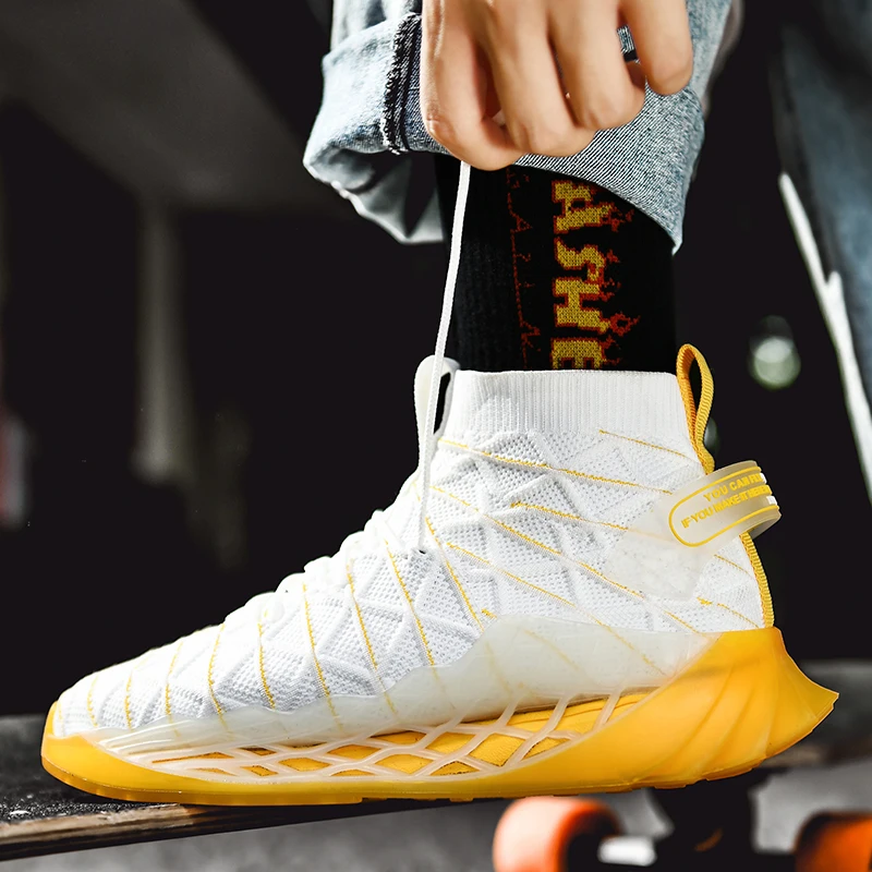 

Mens Sneakers Casual Erkek Ayakkabi Socks Shoes Men Trainers Sport Shoe Male Footwear Leisure Slip-on Shoe Tenis Masculino Adult