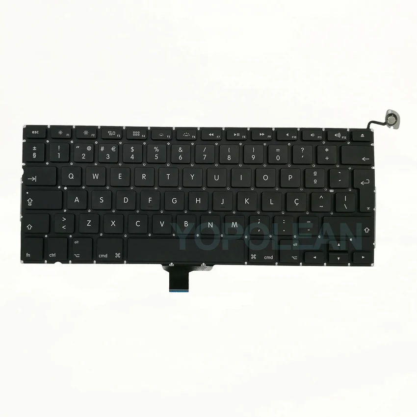 Новая португальская клавиатура A1278 для Macbook Pro 13 дюймов 3 шт. 2009 2010 2011 2012 лет |