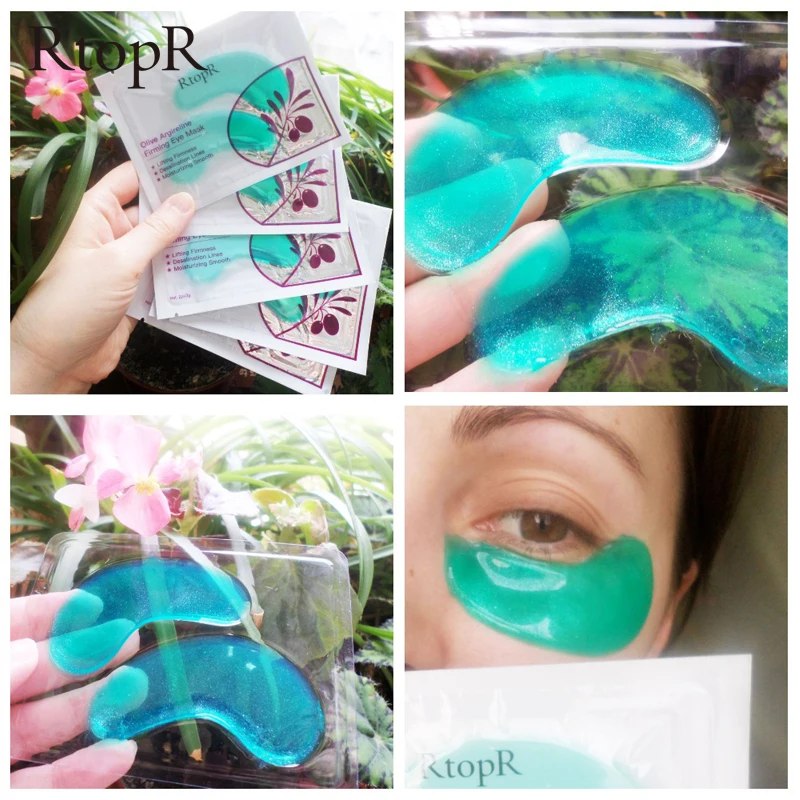 5 упаковок оливкового коллагена маска для глаз уход за кожей лица Argireline