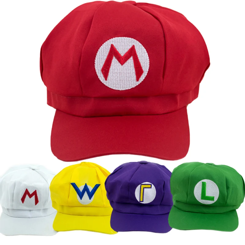 

Marioe Kawaii hat Cartoon image Halloween party hat Five colors Marioe hat Christmas gifts for family