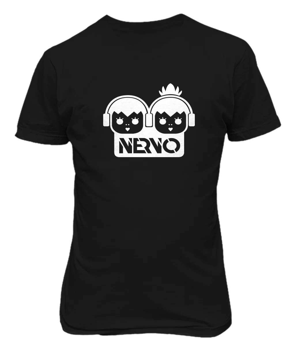 Новинка Черная Мужская футболка Nervo Duo DJ с электро музыкой дома размер S 3XL 100%