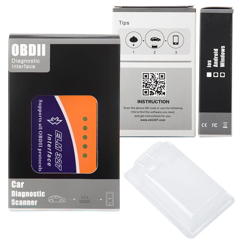 

ELM327 v1.5 OBD2 Car Diagnostic Tool ELM 327 WiFi/Bluetooth Code Reader Scanner Auto Diagnostic Tool For Android/Symbian