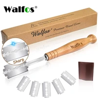 walfos new european bread arc curved bread knife western style baguette cutting french toas cutter tools