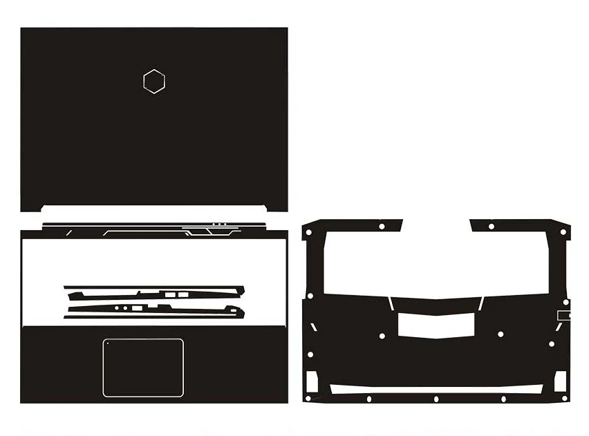 

KH Laptop Sticker Decal Skin Carbon fiber Leather Cover Protector for MECHREVO Z2 15.6"