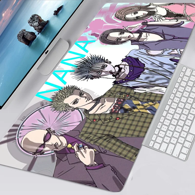

Mousepad Computer HD XXL Desk Mats Keyboard Pad MousePads Nana Osaki Anime Laptop Gamer Office Soft Carpet Table Mat Mouse Mat