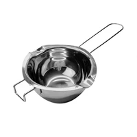 long handle wax melting pot pan 304 stainless steel pot diy wax soap chocolate butter milk heating pot