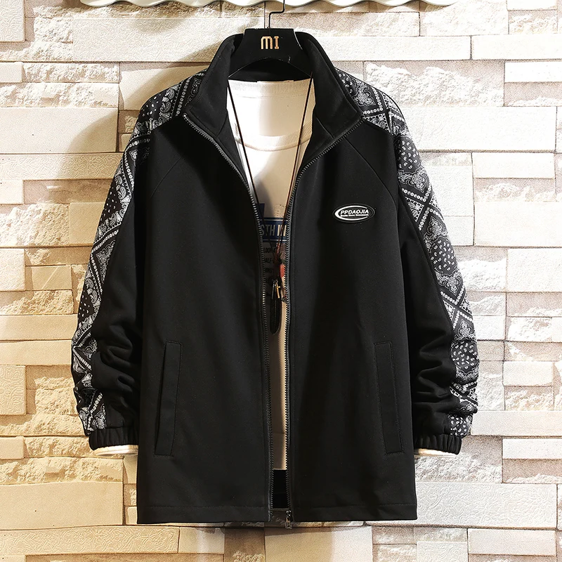 

Casual England Solid New 2021 Spring Autumn HIP HOP Streetwear Cardigan Jacket Men'S Brand Baseball Clothes Plus OverSize M-5XL