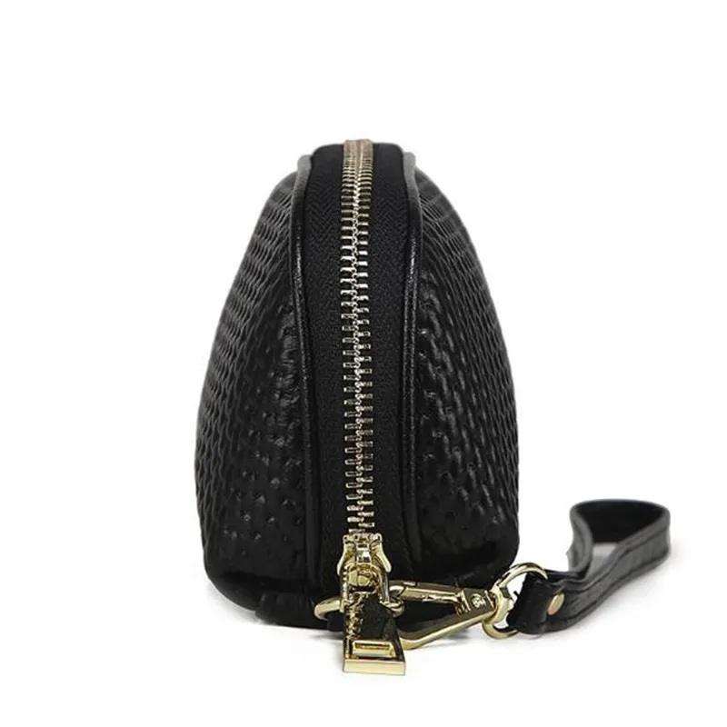 

Women Genuine Leather Cosmetic Bag For Women 2020 Actor makeup Clutch cell phone Bag leather Professional organizer Bags