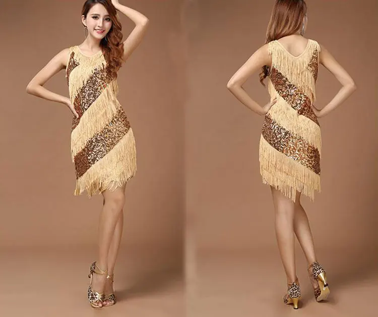 Красные латинские танцевальные костюмы Женская одежда для латиноамериканских