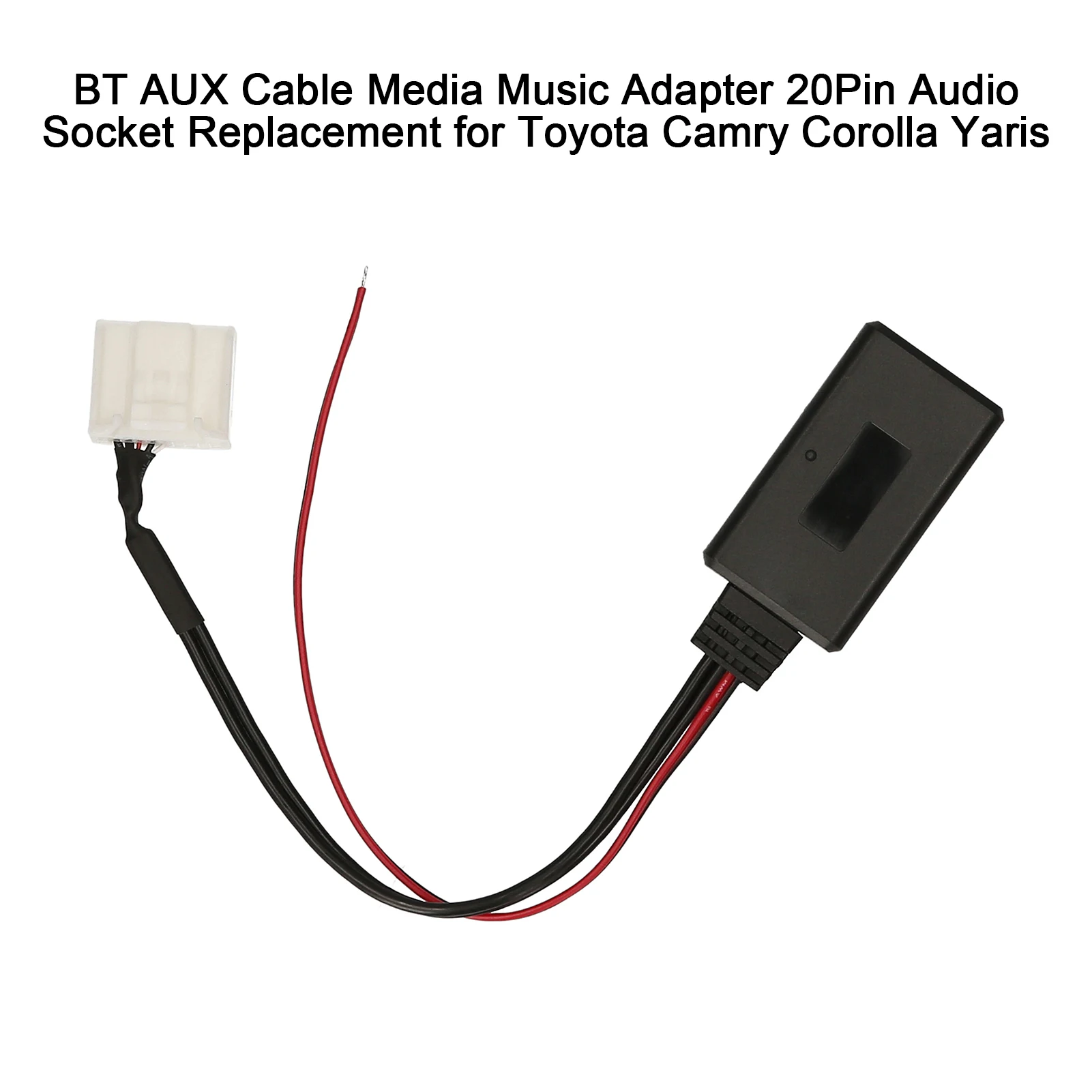 

BT AUX кабель медиа музыкальный адаптер 20Pin аудио разъем Замена для Toyota Camry Corolla Yaris