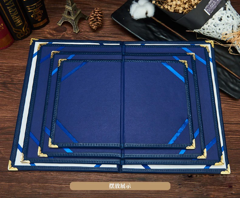 6K 8K 12K A4 A3 папка с сертификатом из искусственной кожи|certificate folder|pu leather folderleather