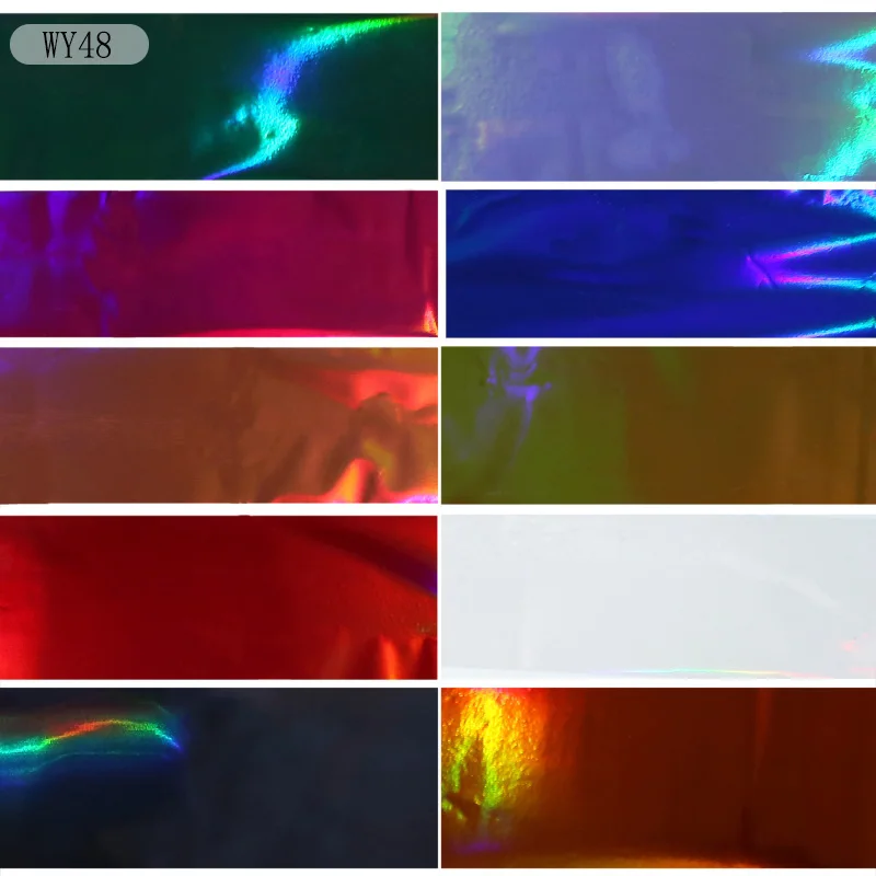 Голографические наклейки для ногтей Переводные переводные из фольги звездное