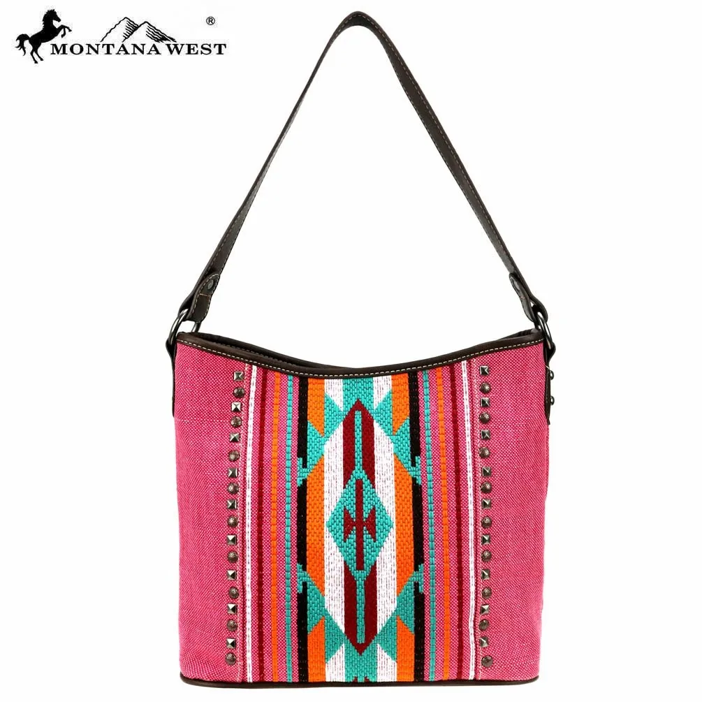 

Сумка с вышитым рисунком Aztec Collection Hobo из искусственной кожи