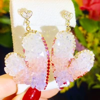 kellybola fashion luxury exquisite japan korea love pendant earrings womens high quality wedding party daily sweet jewelry