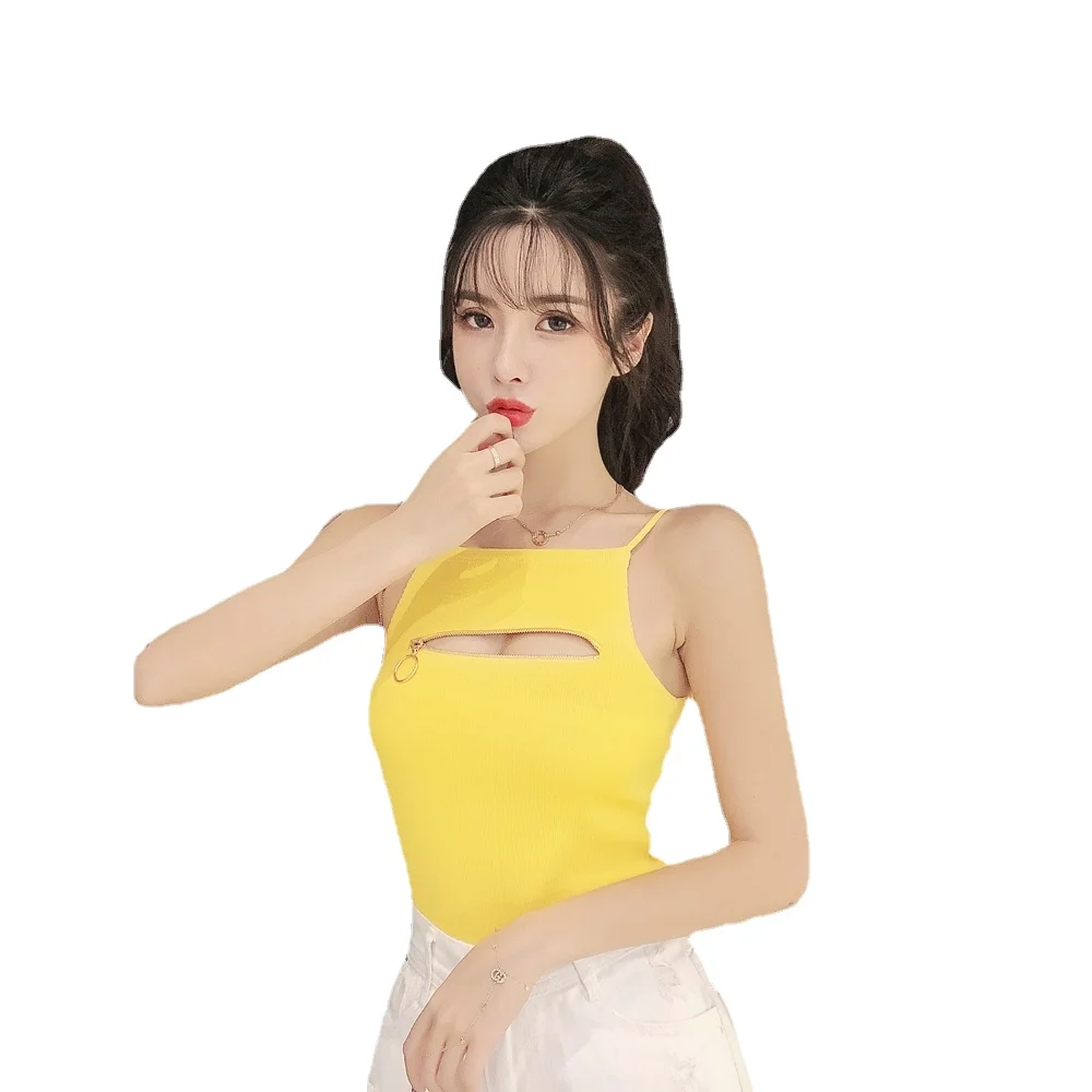 

Moda Feminina Hipster Hollow Out T Shirts Summer Brand Women Tshirt Casual Knitted Crop Tops Camisetas Mujer Slim Vest Tees New